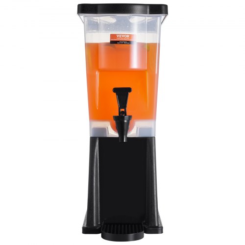 VEVOR Getränkespender, 11 L Wasserspender Getränkespender für Partys, Saftspender aus Kunststoff mit Standhahndeckel, Eistee-Limonadensaft-Wasserspender, für Restaurants, Hotels, Partys usw.
