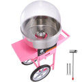 VEVOR Zuckerwattemaschine Edelstahl Zuckerwattegerät 1kW Rosa Kommerziell