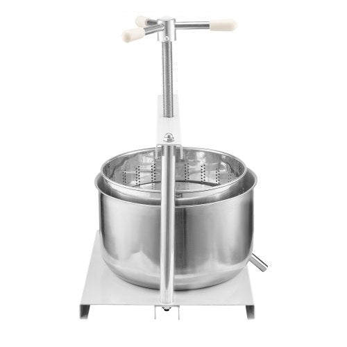 VEVOR Obstweinpresse Manuelle Presse Weinherstellung 12L Edelstahl Entsafter