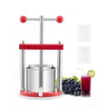 VEVOR Obstweinpresse Manuelle Presse Weinherstellung 1,65L Edelstahl Obstmühle