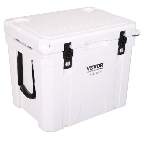 VEVOR Passive Kühlbox Eisbox 49,55 L, Isolierte Kühlbox Camping Thermobox 40-45 Dosen, Campingbox Kühlschrank mit Flaschenöffner, Isolierung Kühlbox Tragbar, Eistruhe Cooler Multifunktional