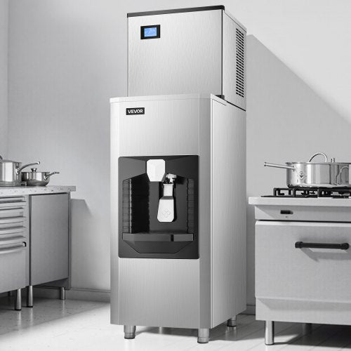 VEVOR Eisbehälter für Eismaschine Eisspender 80kg Speicherkapazität Hotels