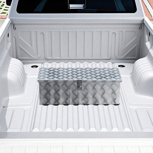 VEVOR Werkzeugkasten Aluminium für die Ladefläche von Pickups Silber Wohnmobil
