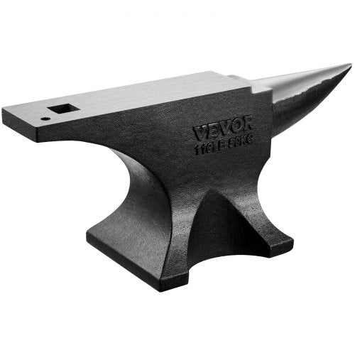 VEVOR Einzelhorn-Amboss 52,8kg Gussstahl Amboss Rundhorn-Amboss für Schmiede