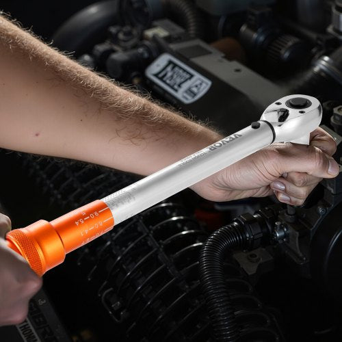 VEVOR Klick-Drehmomentschlüssel Set 3-teilig Zweibereichsskalen 72 Zähne