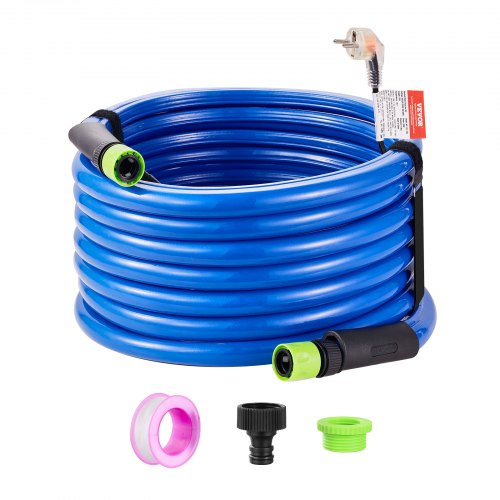 VEVOR 9,1m Beheizter Wasserschlauch Wohnmobil Trinkwasserschlauch 185W