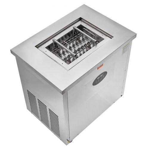 VEVOR Kommerzielle Eismaschine, Einzelform-Set – 40-teilige Eismaschine, Kommerzielle Eismaschine aus Edelstahl für den Stiel, Eismaschine für Eisstäbchen für Bars, Cafés, Milchteeläden
