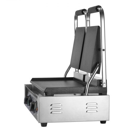 VEVOR Kommerzielle Panini Press Grill Elektrische Sandwichmaker-Platte Flach