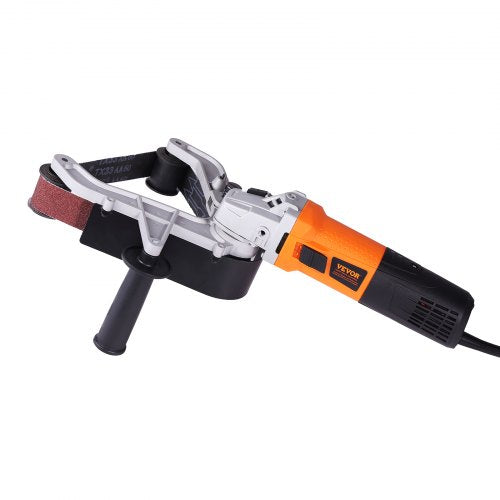 VEVOR Rohrpolierer, Schleifgerät, 1300 W, 6 variable Geschwindigkeiten mit 3 Schleifbändern