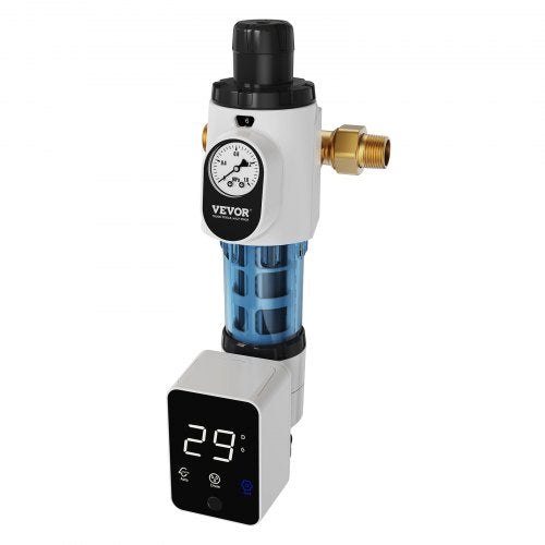 VEVOR Spin-Down-Filter, 40 Mikron-Sedimentfilter für das ganze Haus für Brunnenwasser, 3/4 Zoll GM + 1 Zoll GM, 4 T/H hohe Durchflussrate, für Wasserfiltersysteme für das ganze Haus