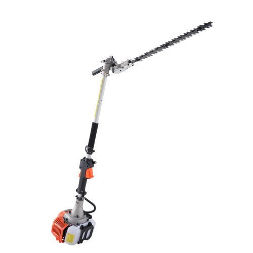 VEVOR 6-in-1 Heckentrimmer Benzin-Heckenschere 33CC Langstielheckenschere 0,8L