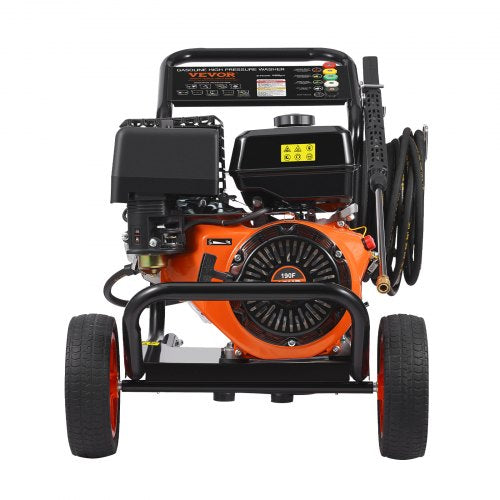VEVOR Benzin-Hochdruckreiniger 4400PSI 15L/min 4 GPM mit 5 Düsensatz für Autos