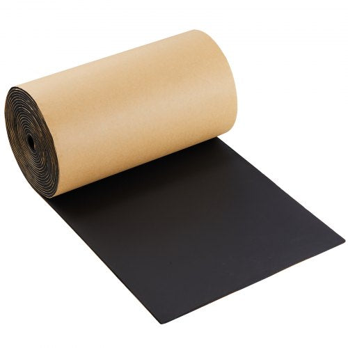 VEVOR Dämmmatte Auto 3,3m² Antidröhnmatte 399,8x8399,8mm Fahrzeugdämmung 197mil (5mm) Stärke zweischichtiger Verbundwerkstoff Schallschutzmatte Lärmschutz Akustikdämmung Geräuschdämmung 1xRolle