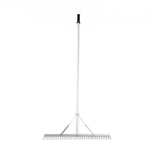 VEVOR Landschaftsrechen, 36-Zoll-Kopf, Aluminium-Landschaftsrechen, 75 Zoll, verstellbarer Griff