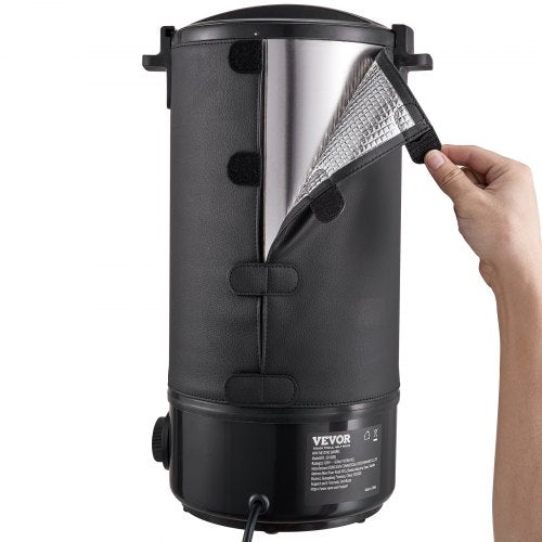 VEVOR Kerzenherstellung Kit Kommerzieller Elektrischer Wachsschmelzer 10 L, 1100 W Wachsschmelzgerät Kerzenherstellungsmaschine, DIY Kerzen Selber Machen Set inkl. Dochte, Kerzengießtopf, Löffel