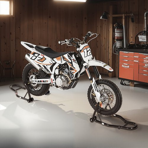 VEVOR Motorrad-Ständerlift vorne und hinten Spoolift, Paddock-Schwingarm 50kg