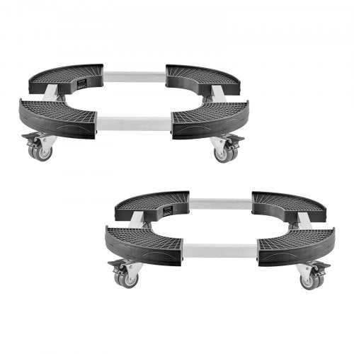 VEVOR 2x Transportroller Rollwagen Transportwagen 38–58cm verstellbar 181,4kg