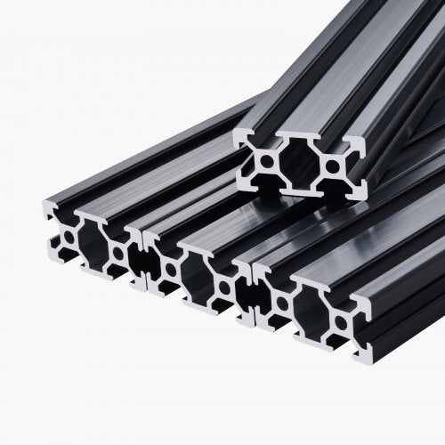 VEVOR 4er Set Aluprofil 1000mm Nutenprofil 2040 Aluminium Linear Schiene