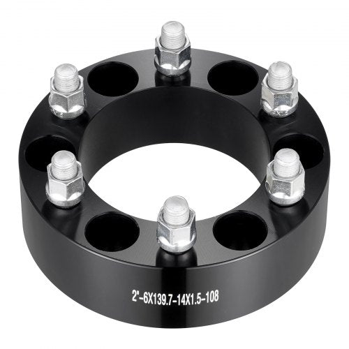 VEVOR 2 Zoll 6 x 5,5 Zoll Spurverbreiterungen Radadapter 6 Lug Geschmiedete
