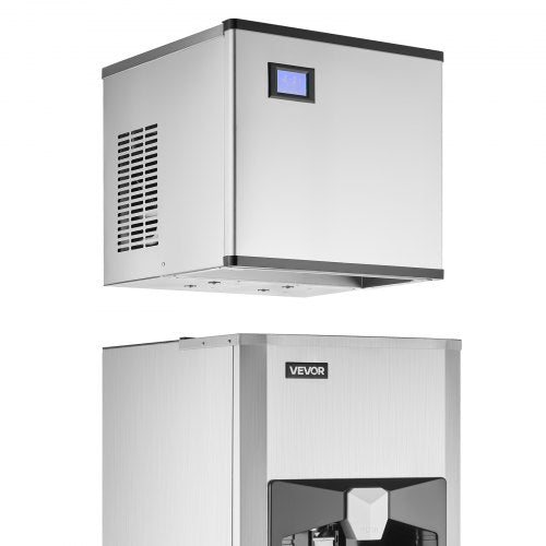 VEVOR Kommerzieller Eisbereiter 226,8kg/Tag 80kg Vorratsbehälter Automatisch