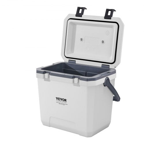 VEVOR Tragbare Kühlbox Isolierte Hartkühlbox mit Getränkehalter 38Qt