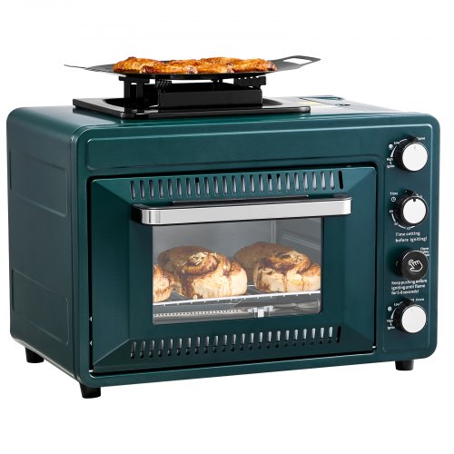 VEVOR Outdoor Ofen 2 in 1 Tragbarer Gas Camping Herd OfenEinstellbare Feuer