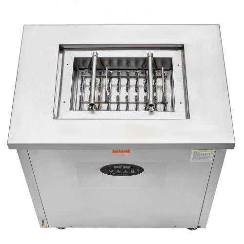 VEVOR Kommerzielle Eismaschine, Einzelform-Set – 40-teilige Eismaschine, Kommerzielle Eismaschine aus Edelstahl für den Stiel, Eismaschine für Eisstäbchen für Bars, Cafés, Milchteeläden