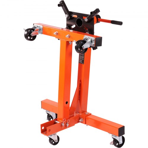 VEVOR Motorständer Motorhalter 680 kg, Motorständer Klauenheber Getriebehalter, Motorheber Kfz-Werkstatt mit Rädern &amp; 508 mm Griff, Bewegliche Motorheber Motorkräne Reparaturwerkzeuge Klappbar