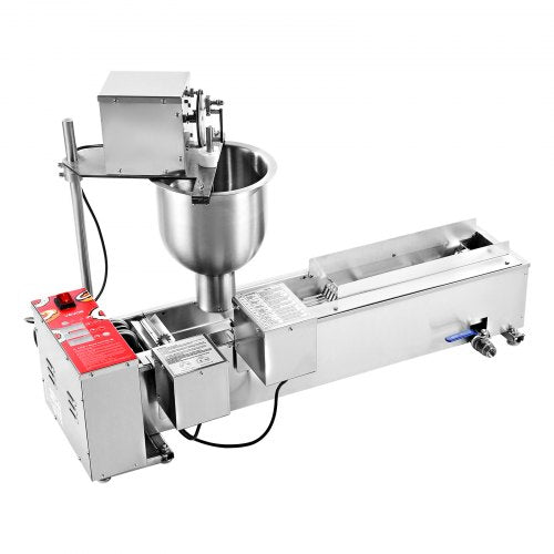 VEVOR Kommerzielle Automatische Donut Maschine Maker 3kW 90 Stk./h Einreihig