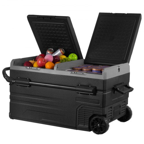 VEVOR Tragbarer Autokühlschrank Gefrierfach Kompressor 115L Dual Zone Camping