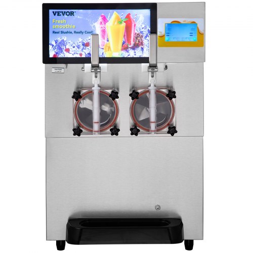 VEVOR 8L Kommerziell Slusheis Maschine Eismaschine Slushy 1800W Slushgerät