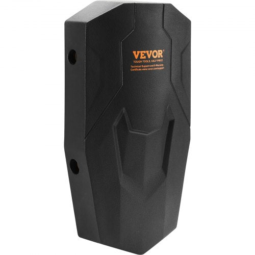 VEVOR Fender-Set 2 Fenders 21,84 x 40,64 cm EVA Bootsfender, Horizontale oder vertikale Montage, Stegfender mit Polyesterseile &amp; Kabelschloss Aufbewahrungstasche, UV-geschützt Bootsfender Schwarz