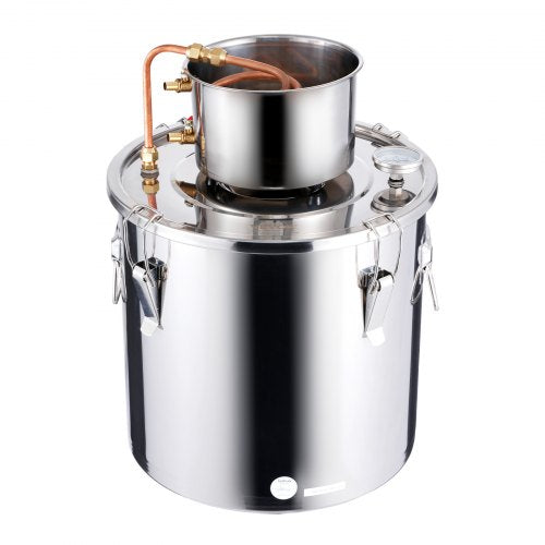 VEVOR 30L Alkohol Destilliergerät Destillierer Moonshine Still Edelstahl