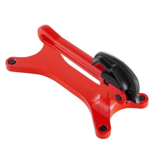 VEVOR Rohrschraubstock tragbar Schraubstock aus Alu Kapazität 3,175-38,1mm