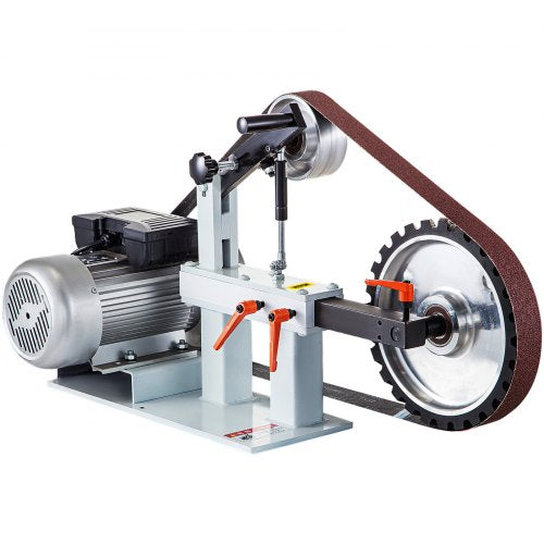 VEVOR Bandschleifmaschine 5,08 x 208,28 cm Band-Scheibenschleifer Combo Band Tellerschleifer 2800 U/min Band- und Scheibenschleifmaschine Ph 427 X 30,5 cm