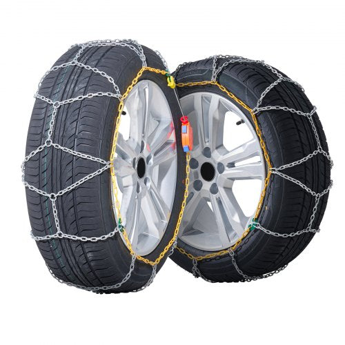 VEVOR Schneeketten Traktions-Schneeräder Ketten 2 Stk. 68/61cm Universal