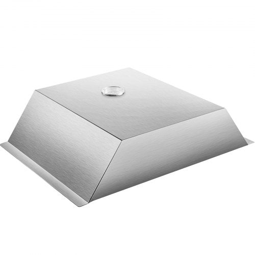 VEVOR Pizzaaufsatz Gasgrill, 3 Stk. Pizzahaube 48x35x17 cm Holzkohlegrill Pizzaofen, 50-300 ℃ Edelstahl Pizzaaufsatz 3 kg Pizzaofen Outdoor Garten Pizzastein Pizzakruste Pizzaschneider, Bürste