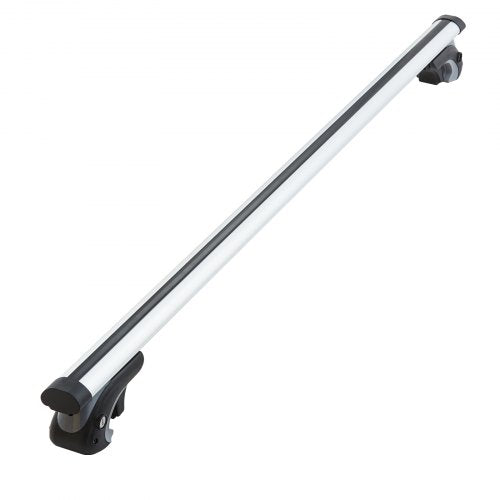 VEVOR Dachträger Universal Dachgepäckträger Auto Alu Querträger 90 kg Tragkraft, für erhöhte Seitenschiene mit Lücke, passend Innenabstand des Dachbalkens 19-113cm, Rohrdurchmesser 28-68 mm