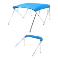VEVOR Bimini Top Bootsverdeck Bootdach Sonnenverdeck Blau 4 Bögen 185-198cm