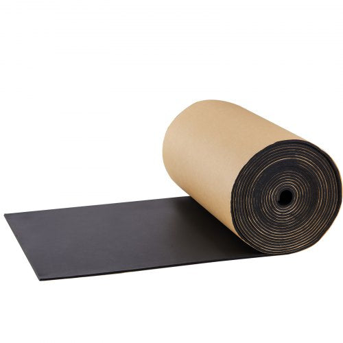 VEVOR Dämmmatte Auto 3,3m² Antidröhnmatte 399,8x8399,8mm Fahrzeugdämmung 197mil (5mm) Stärke zweischichtiger Verbundwerkstoff Schallschutzmatte Lärmschutz Akustikdämmung Geräuschdämmung 1xRolle