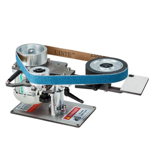 VEVOR Bandschleifmaschine 762x25,4mm Bandschleifer Schleifer VFD 2 Schleifmodi