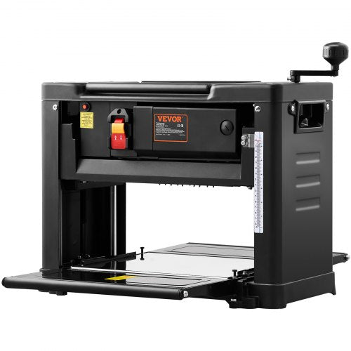 VEVOR Dickenhobel 2kW Hobelmaschine 2xHobelmesser Dickenhobelmaschine Max. Schnitttiefe 0,3cm Max. Schnittstärke 15cm Hobel Ideal zur Holzbearbeitung für Tischler Heimwerker und Dekorateure