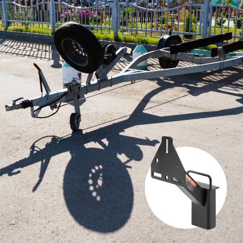 VEVOR Ersatzreifenträger 345x167x200mm Anhänger-Ersatzreifenhalterung, 73kg Kapazität, passend für die meisten 4", 5", 6" und 8" Räder auf 4", 4,25", 4,5", 4,75", 5", 5,5", 6" 6,5" Schrauben