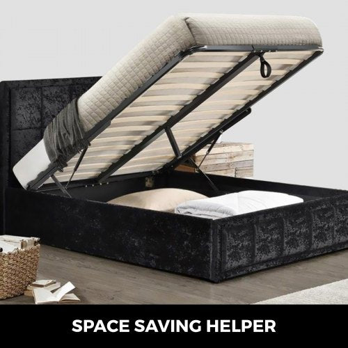 VEVOR Bett Lift Springaufbeschlag Bett aus Stahl, Bettbeschlag 120 cm Lang, Schwarz Hydraulische Bett Lift up Scharnier 60 kg Ladekapazität für Schlafsofas oder Betten mit einer Größe von 1,5 x 1,8 m