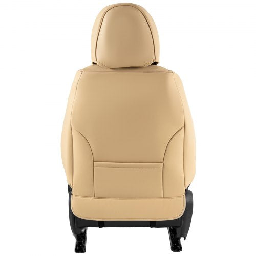 VEVOR Sitzbezüge, Universal-Autositzbezüge für Vordersitze, 6-teiliger Kunstleder-Sitzbezug, vollständig geschlossenes Design, abnehmbare Kopfstütze und Airbag-kompatibel, Autos, Lkws, SUVs
