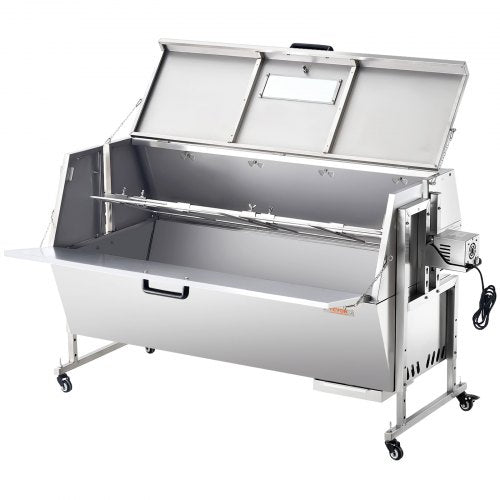 VEVOR Spanferkelgrill Lammgrill Drehspieß Lammfleisch Huhn 130kg 60W Edelstahl