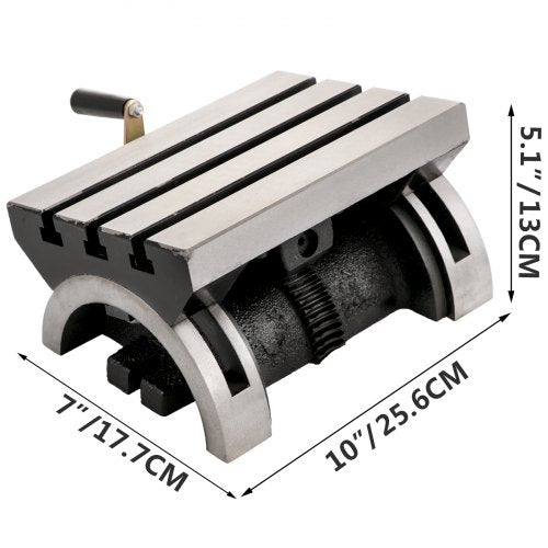 VEVOR Einstellbarer Frästisch 250 x 180 x 133 mm 0-40° Kreuztisch Multifunktionsfräse Arbeitstisch Koordinatentisch Kreuztisch für