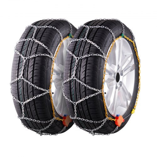 VEVOR Schneeketten Traktions-Schneeräder Ketten 2 Stk. 68/61cm Universal