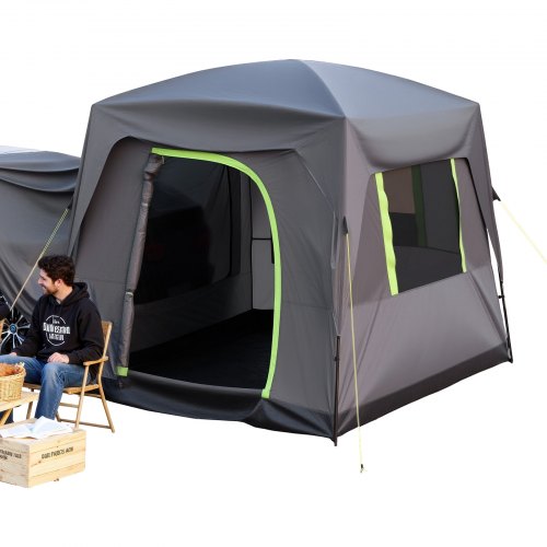 VEVOR Campingzelt SUV Outdoor Zelt mit Fenstern Wasserdicht 248x308cm Auto-Zelt
