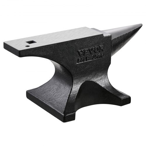 VEVOR Einzelhorn-Amboss 25kg Gussstahl Amboss Rundhorn-Amboss für Schmiede